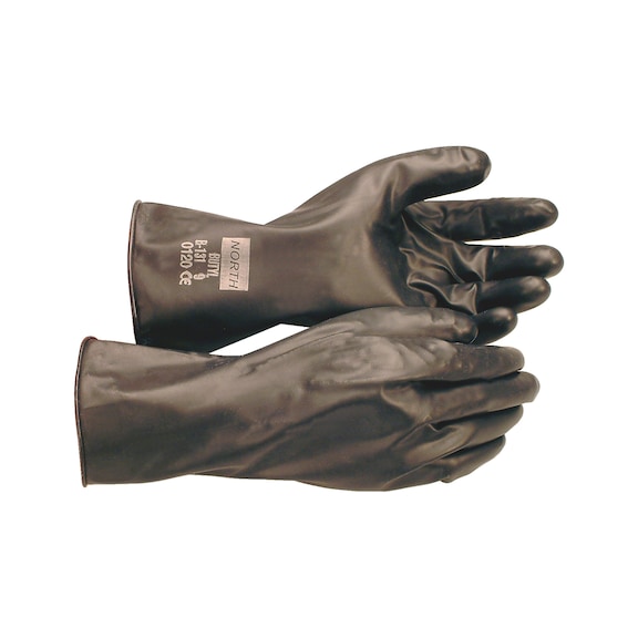 Chemical gloves North Butyl