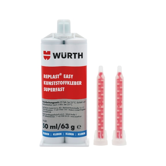 Kunststoffkleber REPLAST<SUP>®</SUP> Easy Superfast - KLEBST-KST-2K-SUPERFAST-50ML