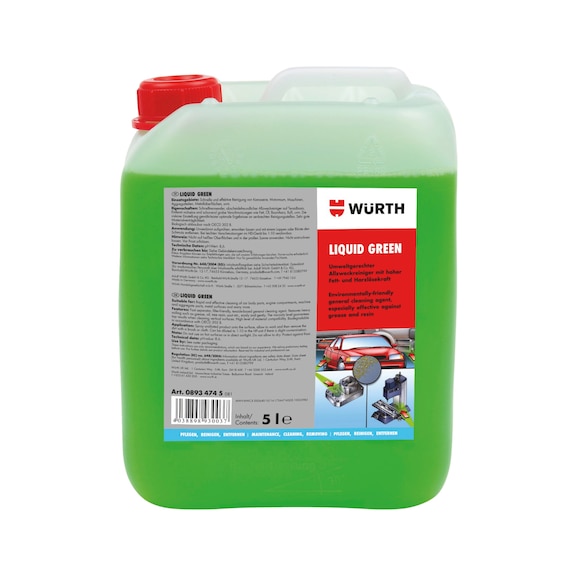 Detergente multiuso Liquid Green - LIQUID GREEN DETERGENTE UNIVERSALE 5L