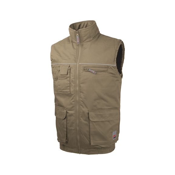 Classic warm jacket - VEST CLASSIC BEIGE S