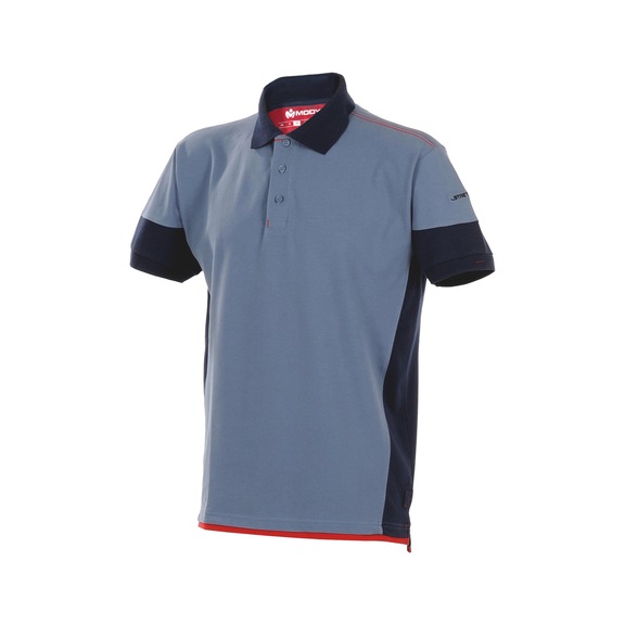 Stretch-fit polo shirt - POLO-SHIRT STRETCHFIT BLUE M