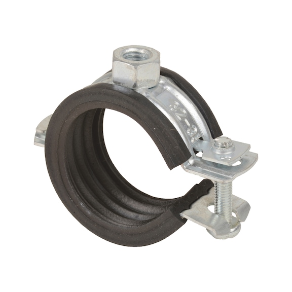 Joint pipe clamp with nut M8