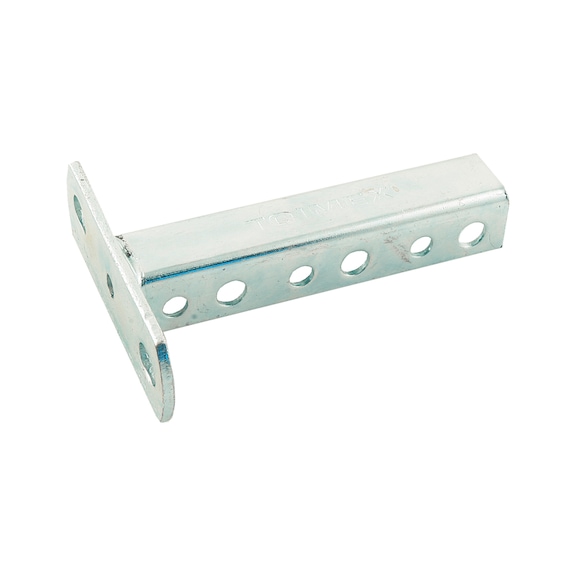 Bracket steel zinc plated without bar