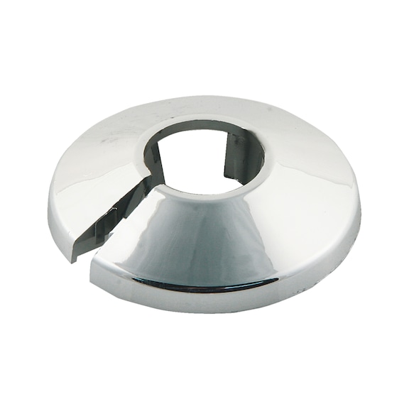 Single pipe collar chrome plated