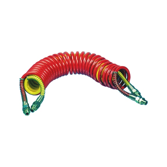 Tubo flessibile a spirale in PUR Doppio tubo flessibile DUO