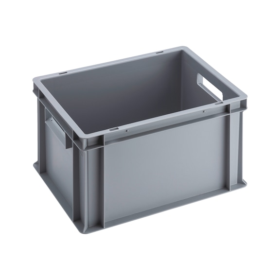 Euro containers - ECONT-PLA-GREY-400X300X240MM