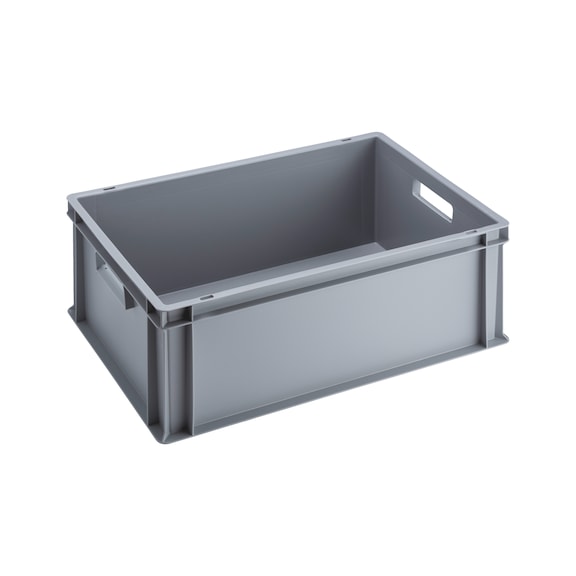Euro containers - ECONT-PLA-GREY-600X400X220MM