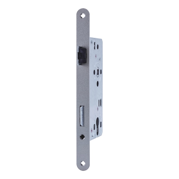 Serrure encastrée pour porte de maison HT 28 - MORTSLOK-HT28-CK-DIN/L-SILV-92-65-24-R