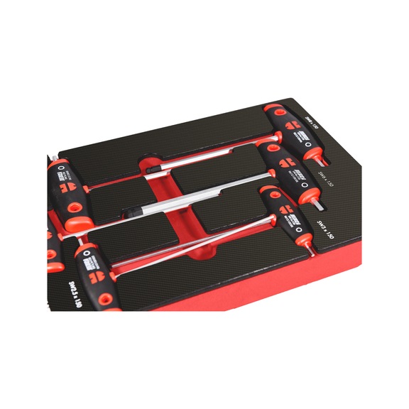 Assortiment système 4.4.1, jeu de tournevis à poignée en T, six pans  - 3