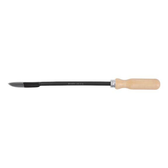 Triangular Spoon scraper With wooden handle - TRISCPR-SPOON-SZ10