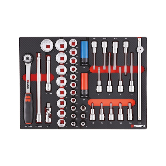 System assortment 8.4.1, socket wrench 1/2 inch - 1