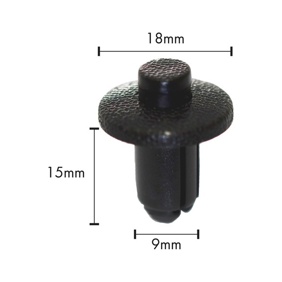 Push-in rivet, type S - MP-TOYOTA-RETAINER-WHLHSNG-9046709139