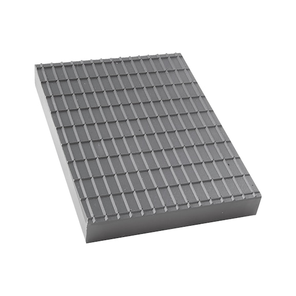 Rubber block, rectangular - RBRBLOCK-F.LFT-RECTANGL-160X120X20MM