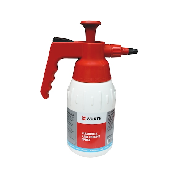 Pump Spray Bottle – For Cleaning & Care Cockpit Spray, 1l