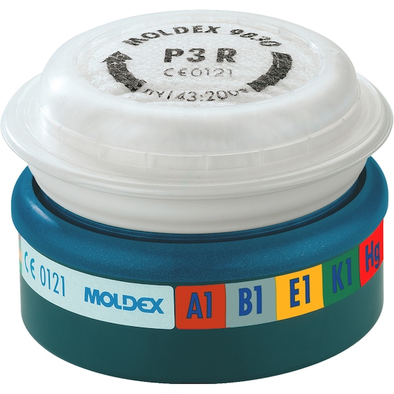 Kombifilter ABEK1HGP3RD 973001 Moldex - KOMBIFILTER-MOLDEX-ABEK1HGP3RD-973001