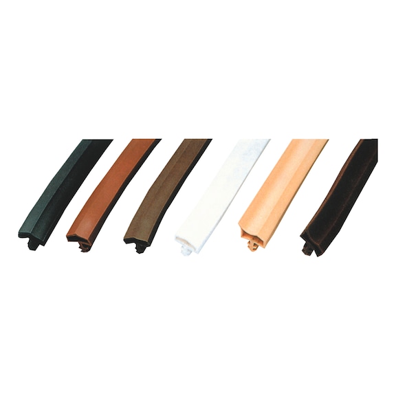 Rubber profile for sealing doors F shape - 1