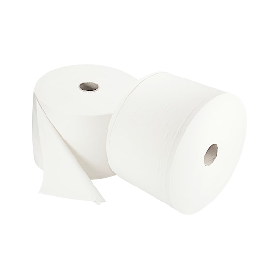 Cleaning paper rolls, recycled paper - CLNPAP-ROLL-2PLIES-24X38CM-1500SHT-TEAR