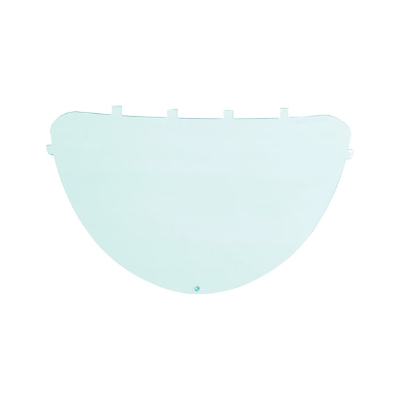 Clear polycarbonate front visor 