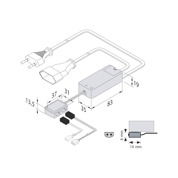 Contactless door contact switch With infrared sensor - 5