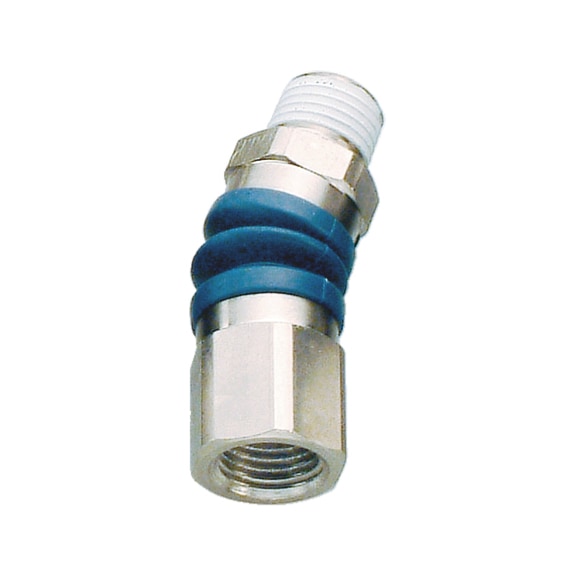 Compressed air swivel joint - ANGLE FREE FITTING 1/4IN