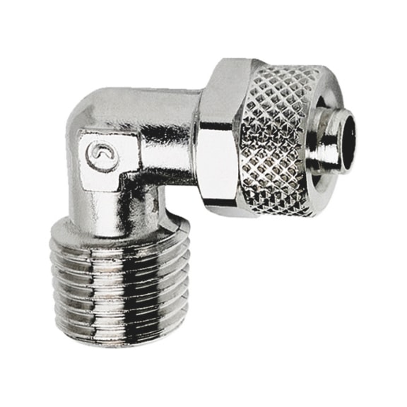 CL threaded connector, bend output, taper thread
