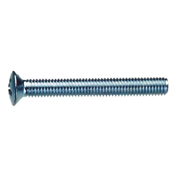 Slotted screw, rounded countersunk head PZ slot - 1