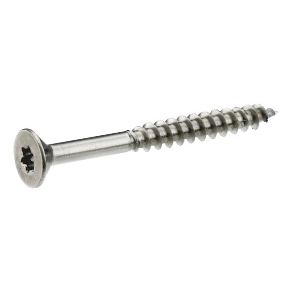 Stainless steel A2 part thread countersunk head TX - 1