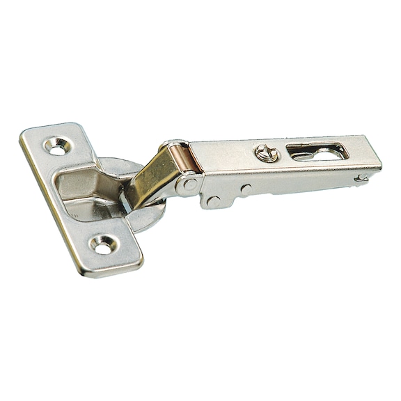 Furniture hinge 105 overlay with latch - 1