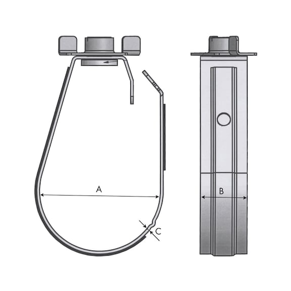 Loop hanger for fire protection systems - 2