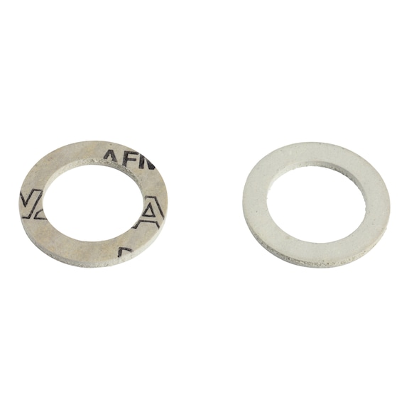 Flat gasket For flat-sealing screw joints of heating and drinking water pipes - 1