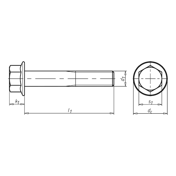M10x25mm 5 Stück Schraube DIN EN 1665 M10x25 10.9 verzinkt 