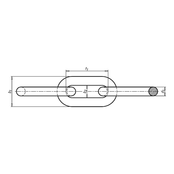 Arbo-Inox Edelstahlkette DIN 763 mit Zertifikat langgliedrig 2 bis 10 mm A4 