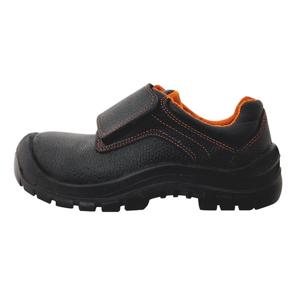 Safety shoe S3, hook and loop - HALFSHOE-S3-BLACK-SZ40
