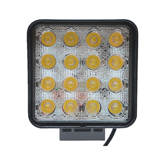 LED-werklamp  Vierkant, 16 x 3W - 1