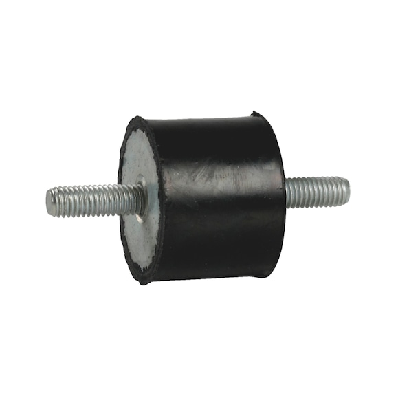 Cylinder isolator TVE, male/male thread - RUBBER BUFFER 40X30 M8 MALE/MALE