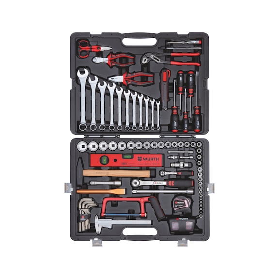 Complete tool case with 110 tools - 1