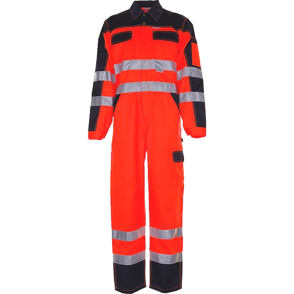 High-visibility work overalls Planam