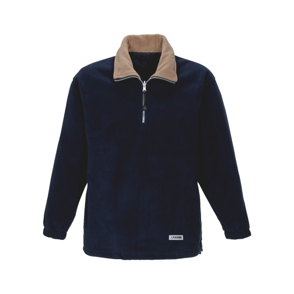 Fleece sweater, Relax, Planam - WRKJUMPR-(HALF-ZIP)-PLANAM-0350040-XS