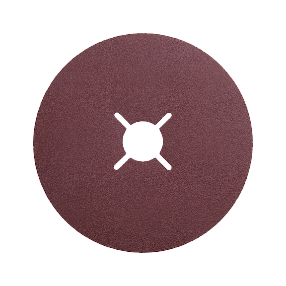 Synthetic corundum vulcanised fibre disc