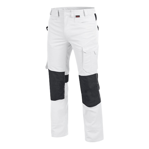 Cetus trousers - WORK TROUSERS CETUS WHITE/ANTHRACITE 90