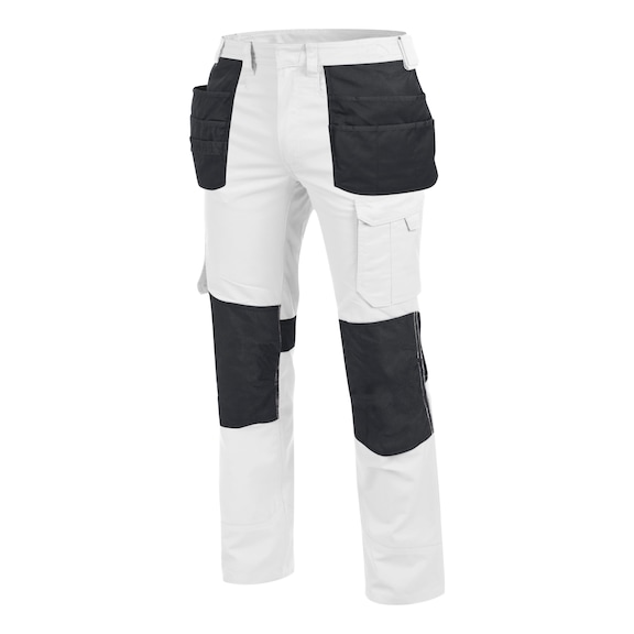 Cetus trousers with holster pockets - POCKET PANTS CETUS WHITE/ANTHRACITE 46