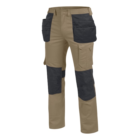 Cetus trousers with holster pockets - POCKET PANTS CETUS BEIGE/ANTHRACITE 48