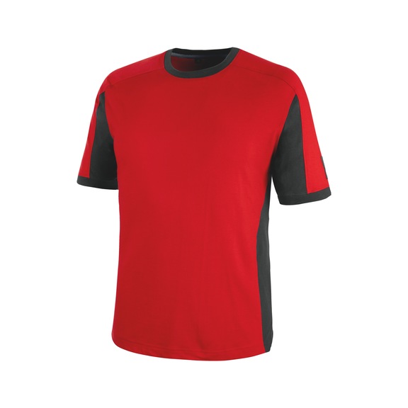 T-shirt Cetus - T-SHIRT CETUS ROUGE/ANTHRACITE XL