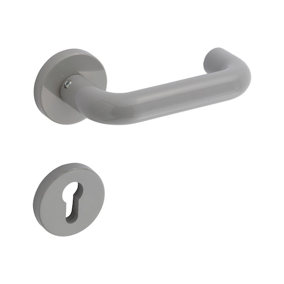 Door handle Polyamide - DH-PLA-PA102-ROS/D23-KH/CK-AGATEGREY