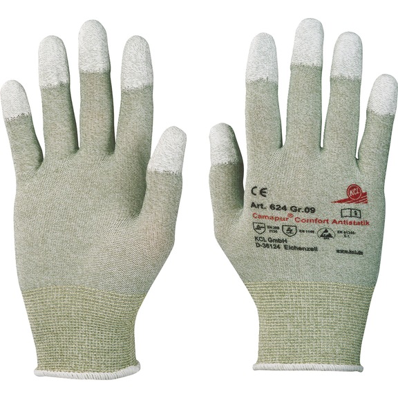Protective glove, electrics