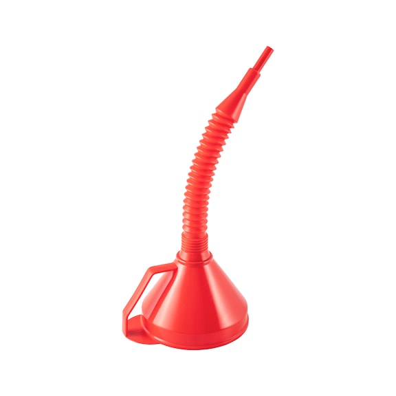 Plastic funnel With removable sieve - FUNL-PLA-FLEXIBLEPIPE-D160MM