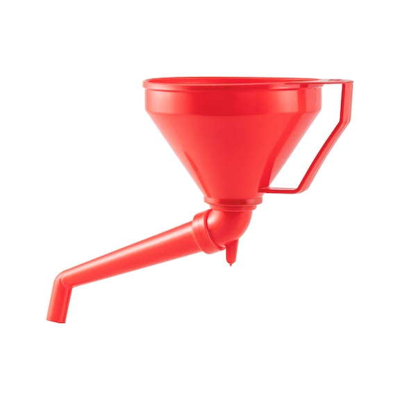 Plastic funnel With removable sieve - FUNL-PLA-ANGLED-D160MM