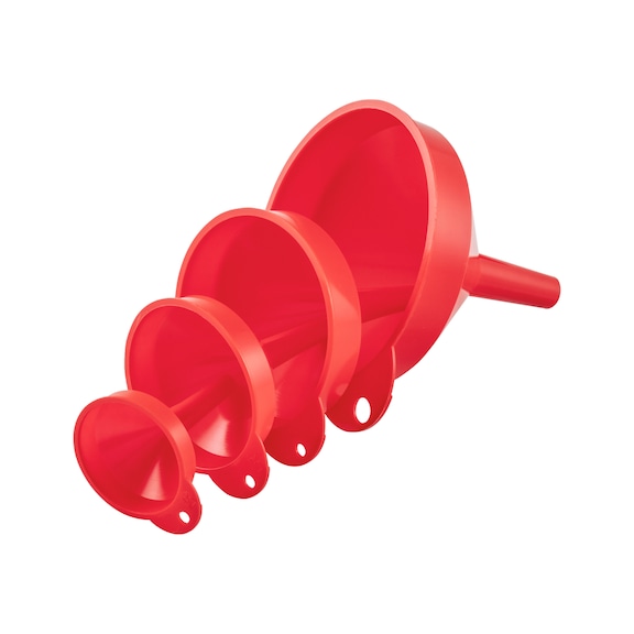 Plastic funnel set - 1