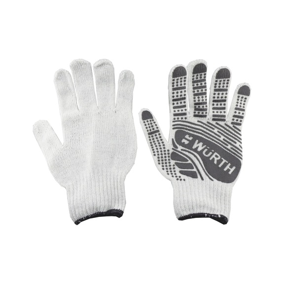 Protective glove Construct - PROTGLOV-KNIT-WHITE-SZ10