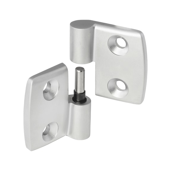 Aluminiumdruckguss-Scharnier links und aushängbar - 1